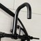 Aqua Vintage AE8450DL Wall Mount Clawfoot Tub Faucet, Matte Black AE8450DL - alternate 5